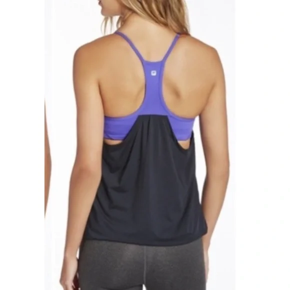 Fabletics Norwalk Tank Purple and Black - Picture 5 of 9